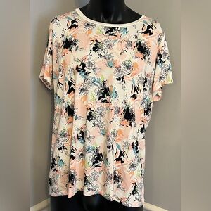 Torrid Super Soft Knit Tee Size 2 - 2XL - XXL - Floral - New Without Tags